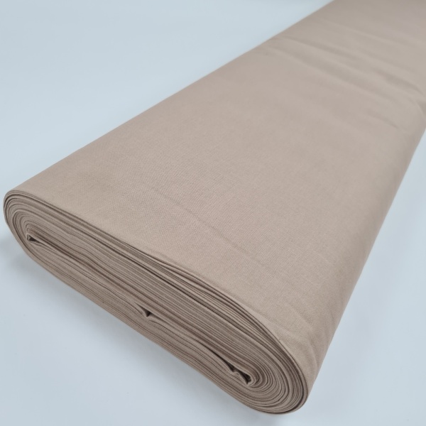 100% Cotton Fabric Beige (25 Metres)